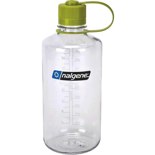 Nalgene Sustain 32 oz. Tritan Dar Ağızlı Su Şişesi - Şeffaf