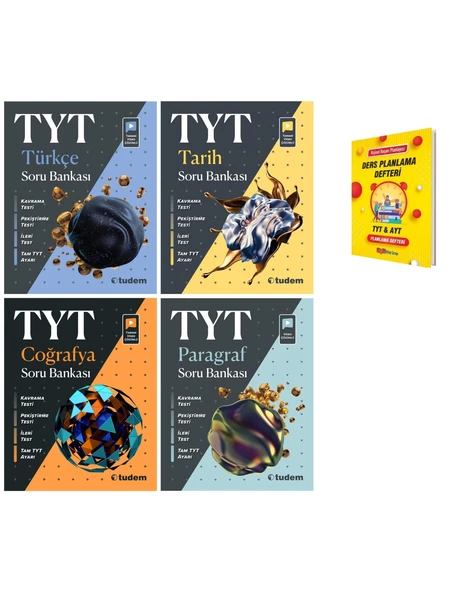 TYT Türkçe Tarih Coğrafya ve Paragraf 4lü Sözel Soru Bankaları