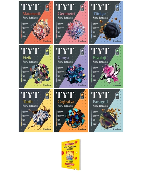 TYT Tüm Dersler Soru Bankaları 9lu Set