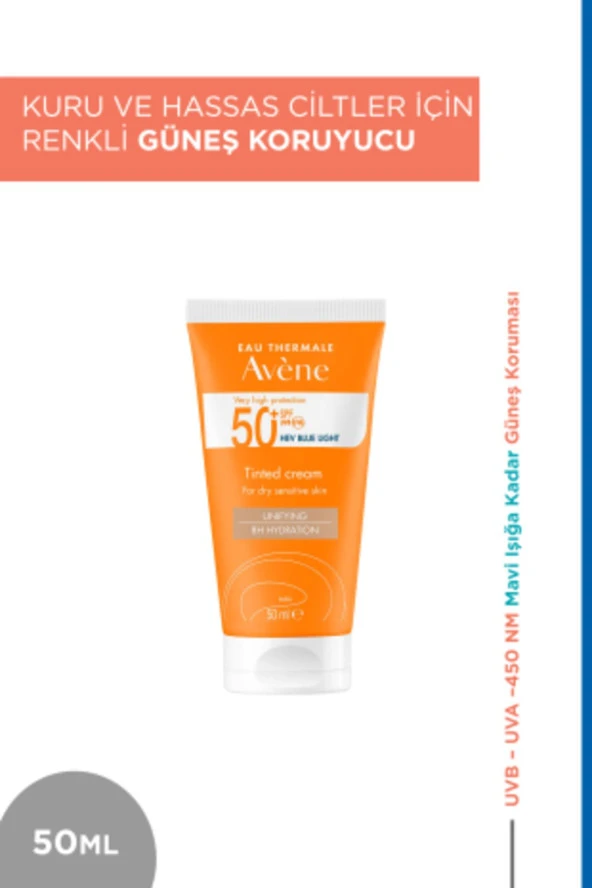 Avene Solaire SPF 50+ Kuru Ciltler İçin Renkli Güneş Kremi 50 ml - 3