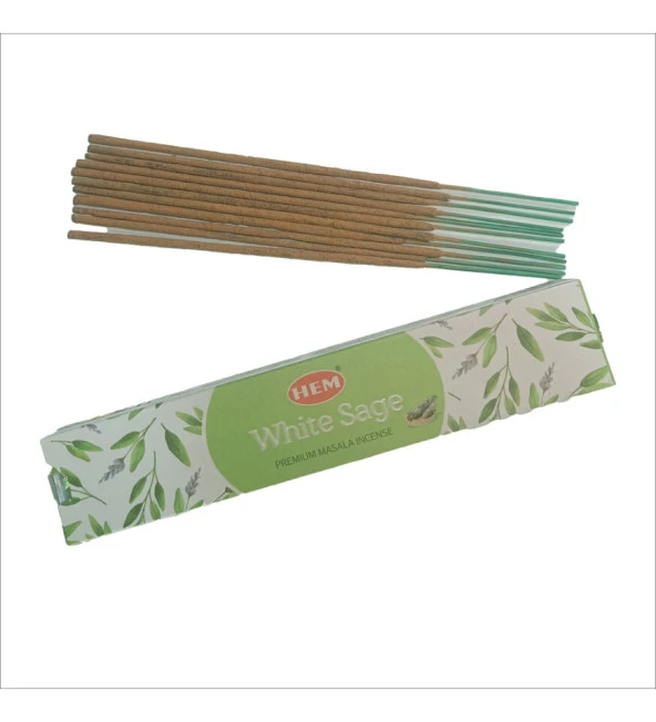 Adaçayı (White Sage) 10'lu Çubuk Tütsü Karbonsuz - Resim 2