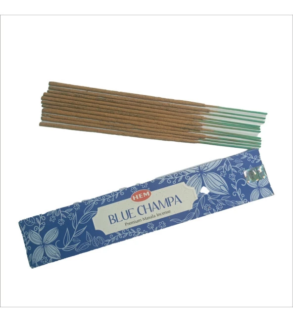 Blue Champa 10'lu Çubuk Tütsü Karbonsuz - Resim 2