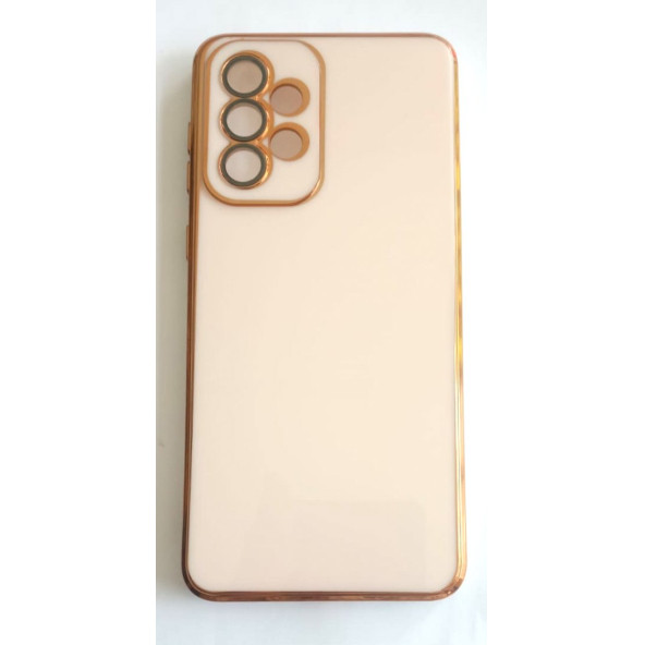 Samsung Galaxy A33 Uyumlu Parlak Yumuşak Altın Yaldızlı Kılıf ürün görseli 1