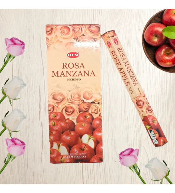 Elma & Gül (Apple & Rose) Hexa 20'li Çubuk Tütsü