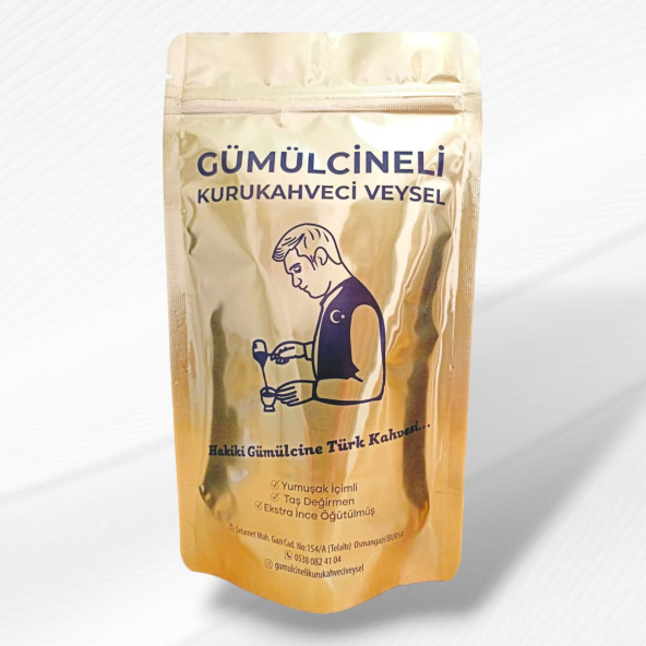 Gümülcineli Kurukahveci Veysel Hakiki Gümülcine Türk Kahvesi 100 GR - 2