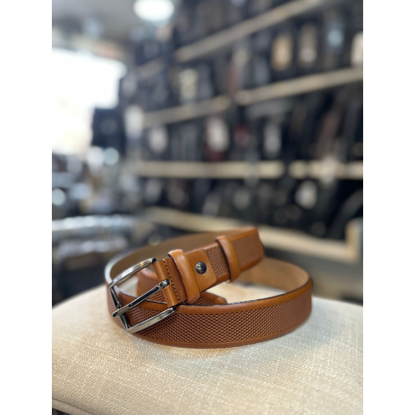 TRG POLO TABA HAKİKİ DERİ ERKEK KEMERİ ürün görseli