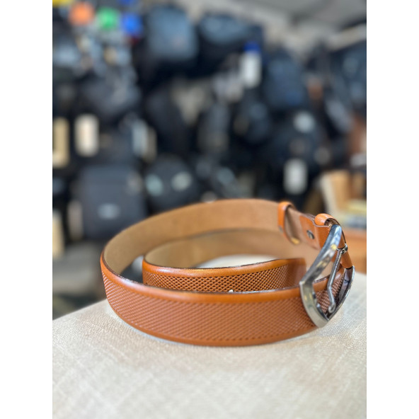 TRG POLO TABA HAKİKİ DERİ ERKEK KEMERİ - Resim 3