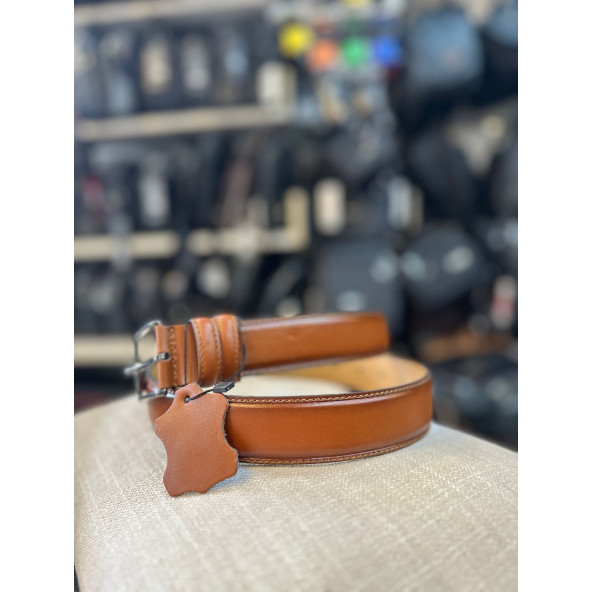 TRG POLO TABA HAKİKİ DERİ ERKEK KEMERİ - Resim 2