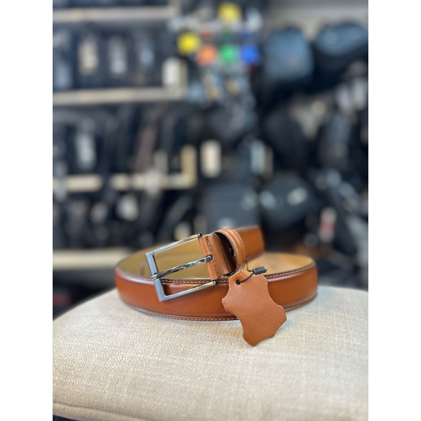 TRG POLO TABA HAKİKİ DERİ ERKEK KEMERİ - Resim 3