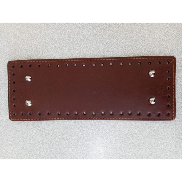 Likya 25-10 cm  Salpali Deri Taba Rengi Çanta Tabanı - 2