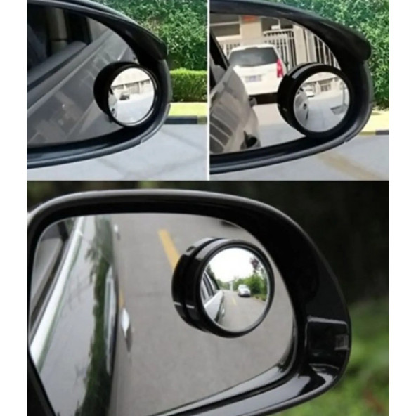 OTO KÖR NOKTA AYNASI  2 TAKIM  4 ADET SİYAH RENK - Resim 2