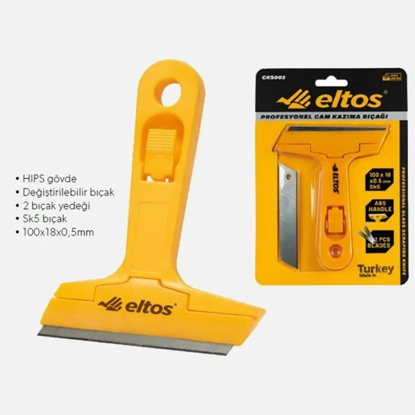 Eltos Cks002 Profesyonel Cam Kazıma Bıçağı - 2