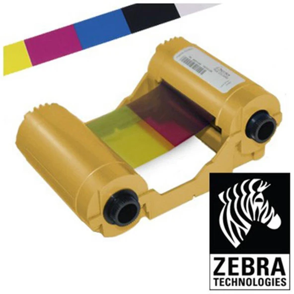Zebra 800033-840 Renkli Ribbon Zxp3 Ymcko Tek Yüze 200 Baskı ürün görseli 1