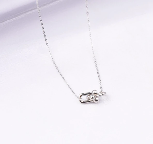 925 Ayar Kadın Gümüş (Silver)Kolye - 1