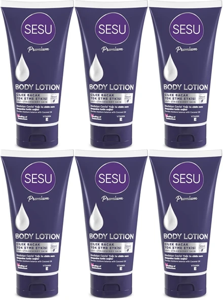 Sesu Vücut Losyonu 175ML (Body Lotıon) (6 Lı Set)