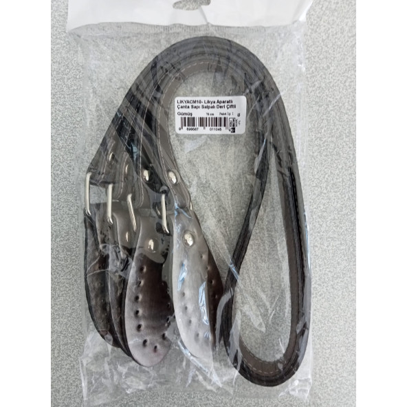 Likya lacivert  Salpalı Deri  Aparatlı Çanta Sapı - 5