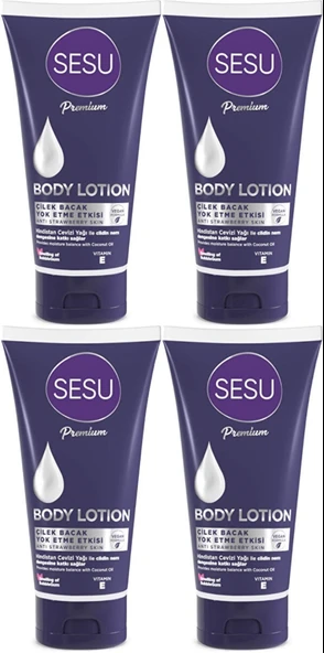 Sesu Vücut Losyonu 175ML (Body Lotıon) (4 Lü Set)