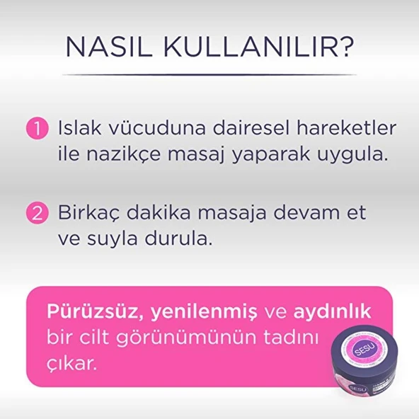 Sesu Vücut Peelingi 250ML (Hand & Body Peelıbg) (3 Lü Set) - 7