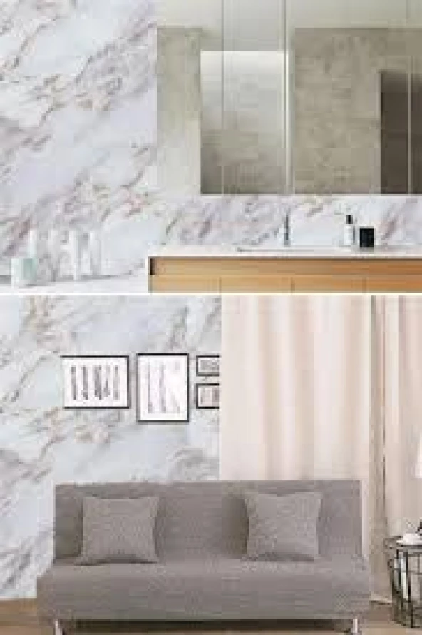 YAPIŞKANLI MUTFAK TEZGAH ÜSTÜ KAPLAMA 60cm*5mt DUVAR KAĞIDI STİKER - 2