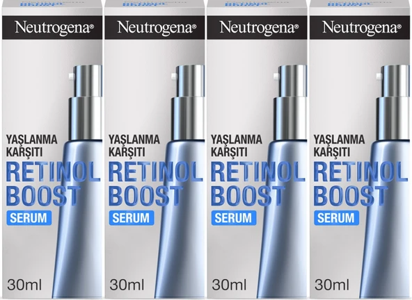 Neutrogena Retinol Boost Serum Antiaging 30ML (Yaşlanma Karşıtı Serum) (4 Lü Set)