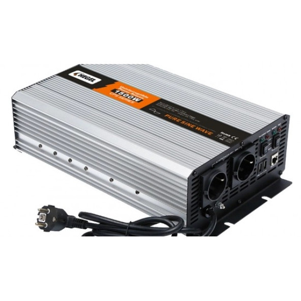 CPS1500 TAM SİNÜS İNVERTÖR 1500W 12V 15A AC ŞARJLI