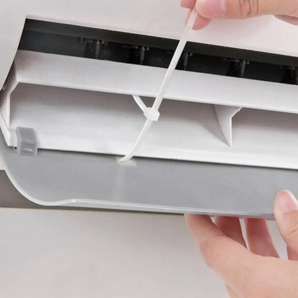 TechTic Evrensel Rüzgar Deflektörü Klima Hava Yönlendirici Mini Kaset Tipi Klima İçin Hava Kalkanı - Resim 10