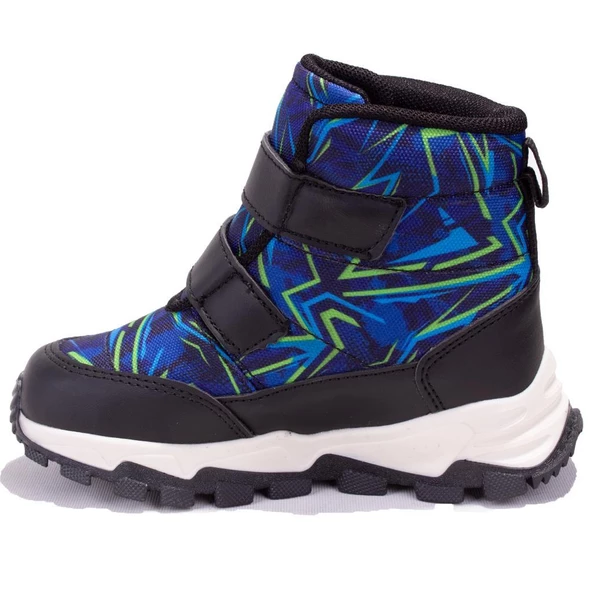 Buckhead 4183 Siyah Mavi Snowshell Ortopedik Günlük Erkek Çocuk Bot - 3