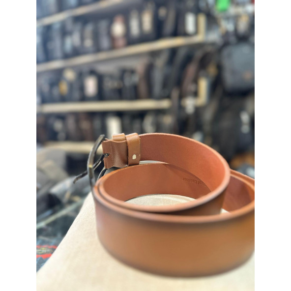 TRG POLO TABA 4 CM DERİ ERKEK KEMERİ - 2
