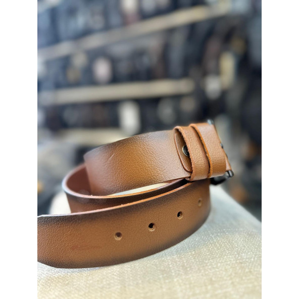TRG POLO TABA 4 CM DERİ ERKEK KEMERİ - 3