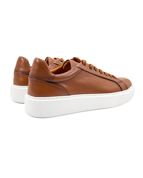 Breva Taba Hakiki Deri Erkek Spor (Sneaker) Ayakkabı - 3