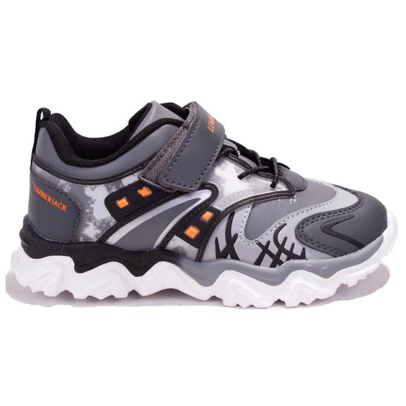 Lumberjack Albena Koyu Gri Ortopedik Günlük Erkek Çocuk Spor Ayakkabı - 2