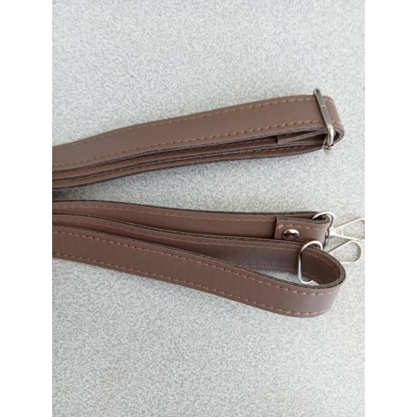 Likya BEJ Salpalı Deri Ayarlanabilir Çanta Sapı - 4