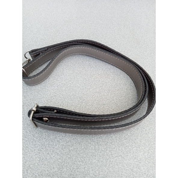 Likya GÜMÜŞ Salpalı Deri Ayarlanabilir Çanta Sapı - 5