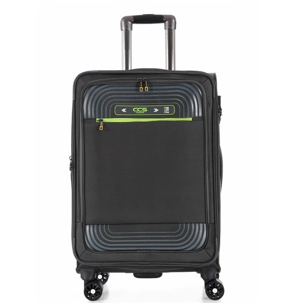 ÇÇS 620 Kumaş Orta Boy Valiz Gri ürün görseli