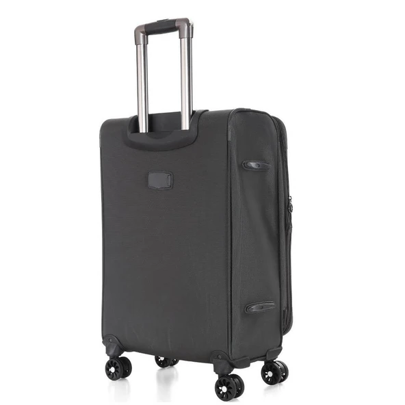 ÇÇS 620 Kumaş Orta Boy Valiz Gri - Resim 2