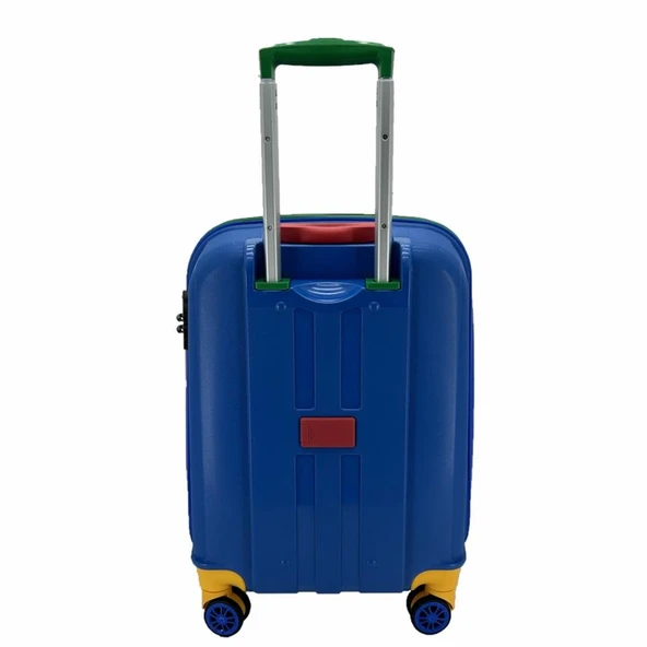 Cap Polo's Polipropilen Üçlü Valiz Set Mavi - Resim 2