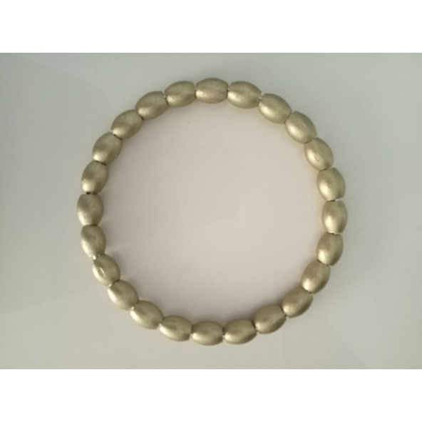 GOLD Arpa Ahşap Boncuklu Yuvarlak Halka Çanta Sapı - 3