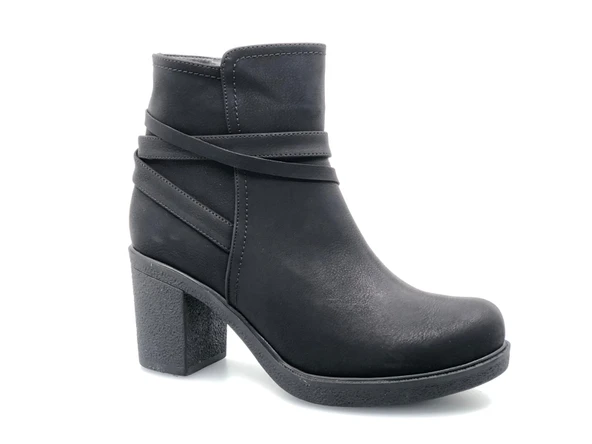 Ayakdaş Kısa Topuklu Kadın Bot - Resim 2