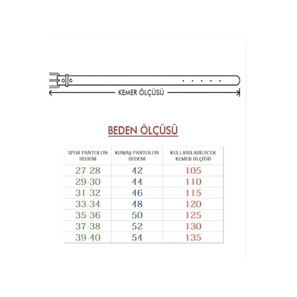 TRG POLO Sunni Deri Siyah Spor Erkek Kemer-10612 - 2