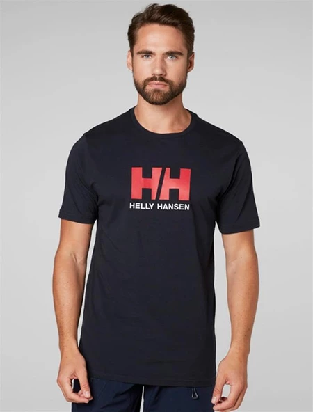 Helly Hansen Hh Logo Erkek T-Shirt - Navy