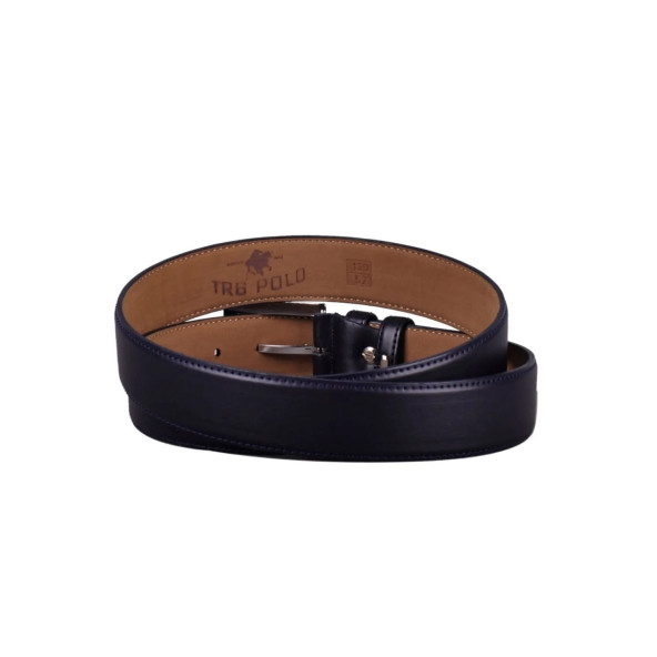 TRG POLO 10598 Siyah Klasik Erkek Kemer - Resim 2