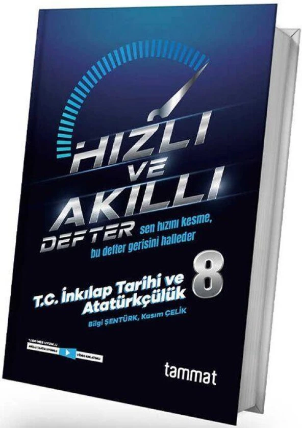 8. Sınıf LGS T.C. İnkılap Tarihi ve Atatürkçülük Hızlı ve Akıllı Defter Tammat Yayıncılık