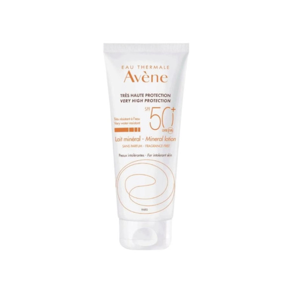 Avene Mineral Lotion SPF 50+ Toleransı Düşük Hassas Ciltler için Süt Formunda Güneş Kremi 100 ml