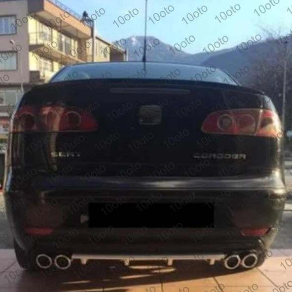 Seat Cordoba Difüzör Plastik 4 çıkış egzoz görünümlü Universal Lütfen Açıklamayı Okuyun - PL-10