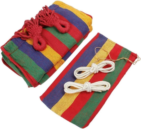 Valkyrie Tek Kişilik 240x80cm Çantalı Kanvas Hamak Çantalı - 2