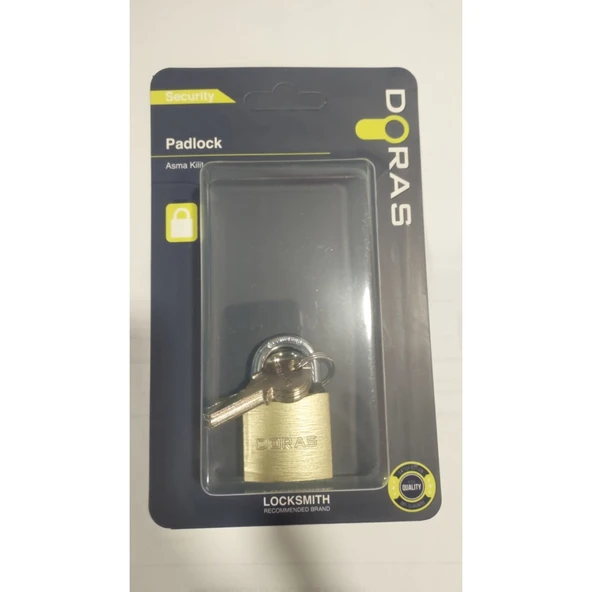 Doras 32 Mm Sarı Döküm Asma Kilit - 3