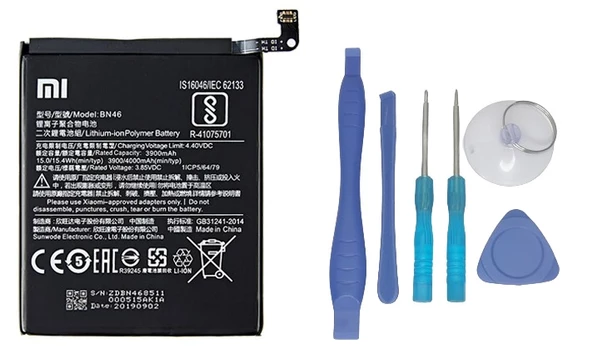 Xiaomi Redmi NOTE 8 - BN 46 - Batarya Pil Sıfır Orijinal + TAMİR SETİ