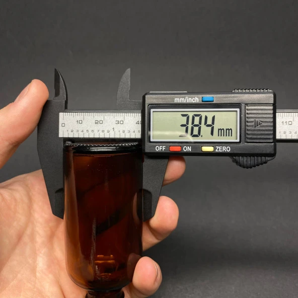 50 Ml Amber Cam Damlalıklı Şişe , Gold Metalik Kapak , 50 Cc Kahverengi Cam Damlalıklı Şişe x 6 Adet - Resim 4