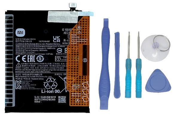 Xiaomi Redmi NOTE 10 5G - BN 5A - Batarya Pil Sıfır Orijinal + TAMİR SETİ ürün görseli 1
