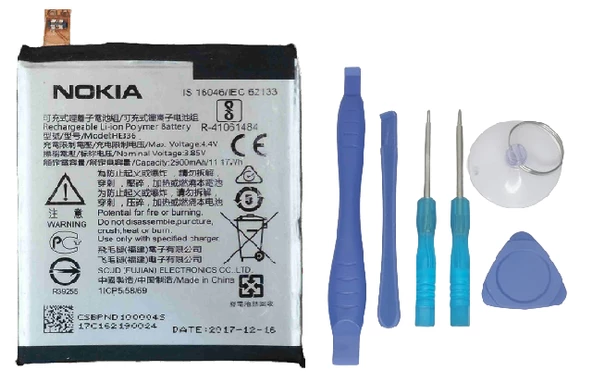 Nokia 3.1 Batarya Pil Sıfır Orijinal + TAMİR SETİ ürün görseli 1